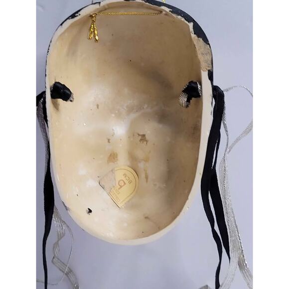 "Decorative Venetian-Style Mask with Ribbons and Bells." - Picture 7 of 9